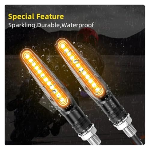 Feux clignotants pour motos 12 LED pour vos sorties nocturnes en toute sécurité