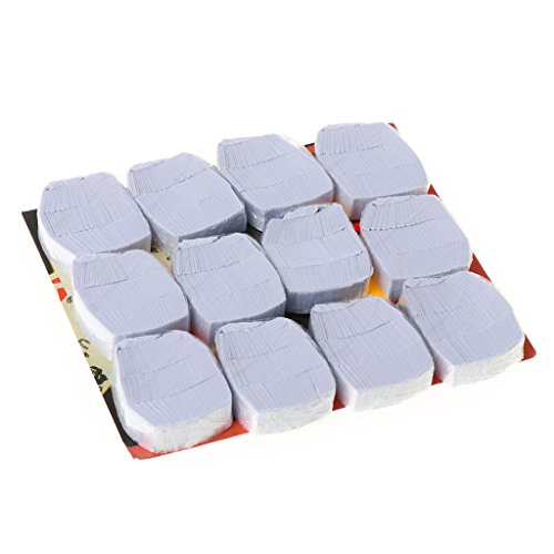 Junlinto, 12pcs Neige Papier Jouets Magiques Blanc Accessoires de Tours de Magie de Doigt de Flocons de Neige Cover