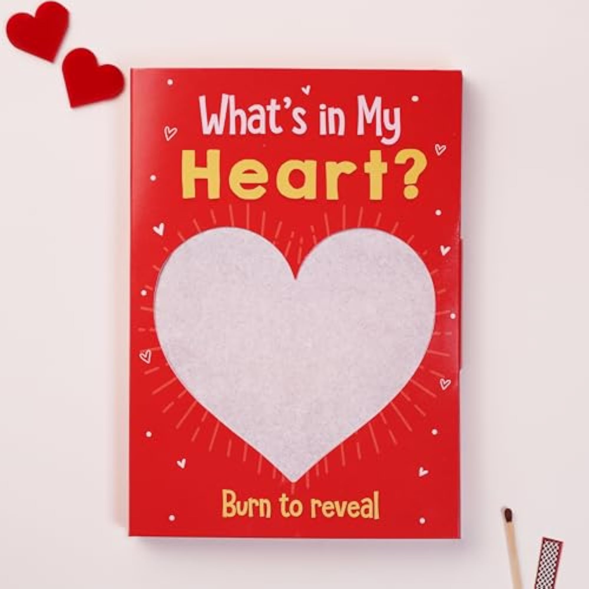 Burning Card with Secret Message