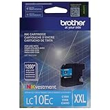 Brother Printer LC10EC Super High Yield Cyan Ink Cartridge