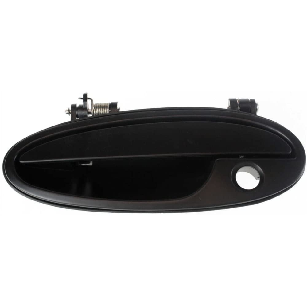 Amazon.com: MKEISXUR Door Handle Exterior Front Left Smooth Black  