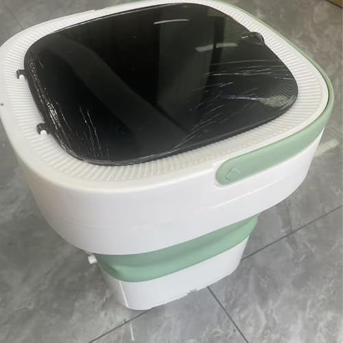 Image of Portable Washing Machine, Upgraded Foldable Washer with Spin Basket,Perfect for Apartment, Dorm, Hotel, Travel & Camping