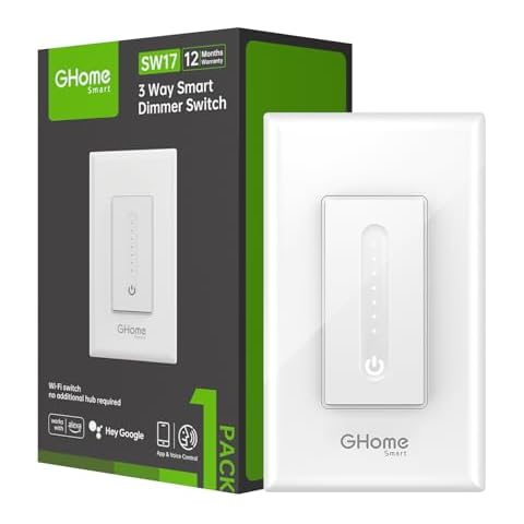 GHome Smart 3 Way Dimmer Switch SW17 Cover