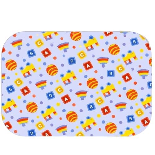 ABC Print Waterproof Multipurpose Large Premium Baby Mat for Diaper Changing, Playtime, Naptime & Tummy Time | Easy to Clean & Carry & Travel Friendly | Ideal for Gifting/Baby Shower-image-45