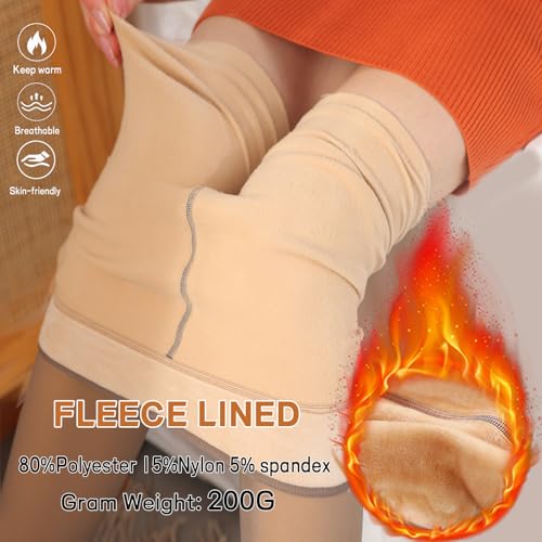 200D Thermal Opaque Winter Tights, Skin-Permeable, Slim Fit2