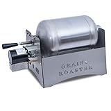 Rotación Eléctrica Tostador De Café Tostador Café Café Máquina De Asado Acero Inoxidable Multifunción Alimento Tostador Ajustabletemetemperatura Para Granos Cacahuetes Hierbas Hierbas 220V,Gas baking