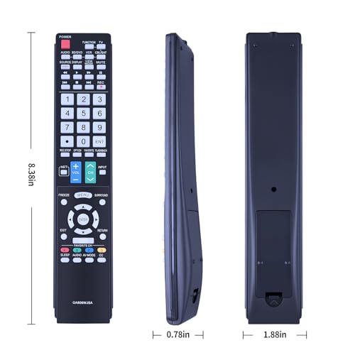 Télécommande GA806WJSA compatible Sharp Aquos remplacement rapide - 7
