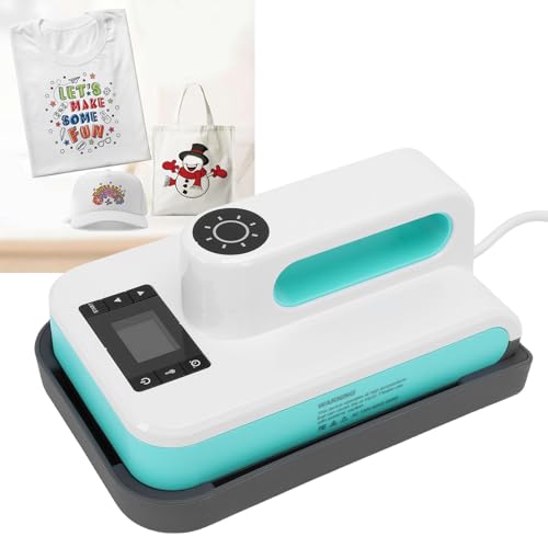Mini prensa térmica portátil 330W ajustable miniatura 7