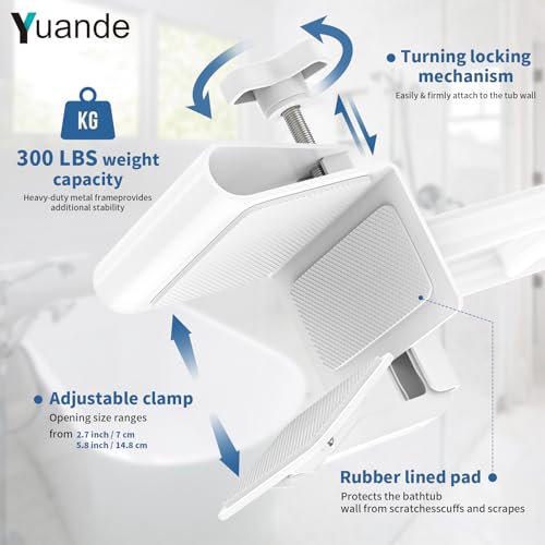 Yuande YD-17-IN-25W-1P Adjustable Bathtub Safety Rail thumb #5