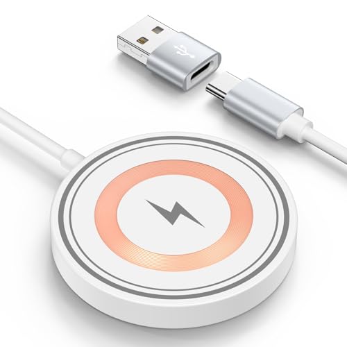 Magnetic Wireless Charger MagSafe Charger Fast Charging Pad for iPhone 17e/17 Pro Max Air 16 15 Plus 14 13 12, AirPods, USB-C/A Mag-Safe Charging Dock for Google Pixel 10a 10 Pro XL 10 Pro 9 9a 8 8a 7