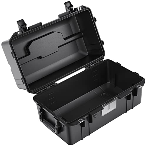 PELI 1465Air Maleta de Transporte Ligera para Equipos fotográficos DSLR Profesionales, estanca e Impermeable al Polvo, 33L de Capacidad, Fabricada en EE.UU., sin Espuma, Color Negro
