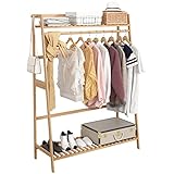 【Ahorro de espacio】- este estante para ropa le brindará un espacio de almacenamiento más grande sin ocupar demasiado lugar para colocarlo. Será un uso completo de su espacio vertical y esquina. Decore su entrada, dormitorio o patio.