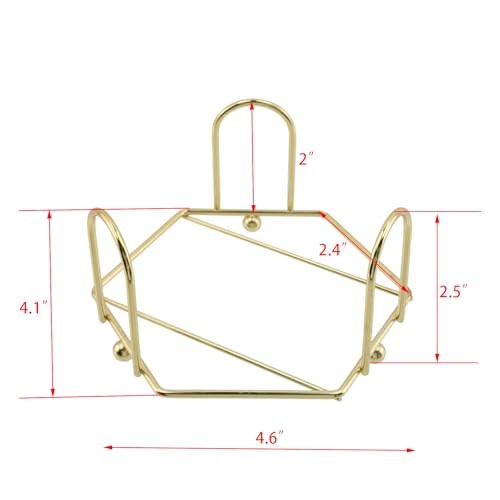 Range dessous de verre Coshar Finition dorée pour éliminer le désordre de table - 3