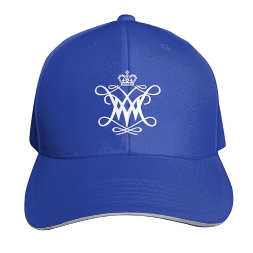 College of William and Mary Cap Adjustable Printed Hiphop Baseball Hat Blue