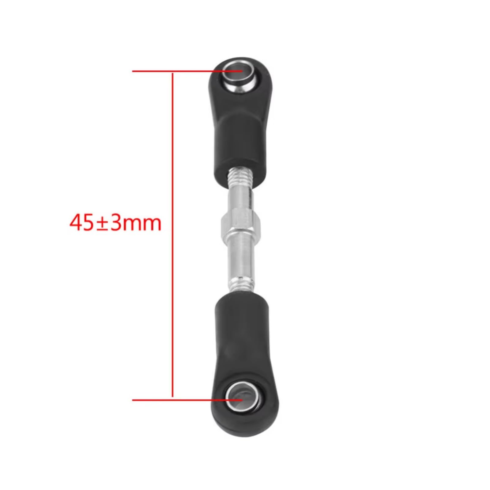 Rc Special Connecting Rod for ZD 1:16 2pcs Metal Servo Connecting Rods Black Rc Car Off-Road Tracked Vehicle Trucks Parts and Accessories Upgrade Replacement and Use