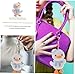 BWESOO White Keychain Duck 3D Chains Keyring Keychain Pendant Keychains Kawaii Keychain Keychains Portable Stuffed Duck Key Backpack Pendant Automobile Decoration