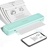 Phomemo Portable Printers Wireless for Travel, P831 Bluetooth Thermal Transfer Printer Support 8.5