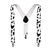 IMEKIS Farm Animals 1st Birthday Outfit Boys Baby Cake Smash Bowtie Romper Suspenders Diaper Covers Shorts First Cow Farm Birthday Party for Photo Shoot Black 12-18 Months