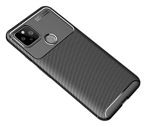 Google Pixel 5 Case, Cruzerlite Carbon Fiber Texture Design Cover Anti-Scratch Shock Absorption Case for Google Pixel 5 (2020) (Carbon Black) Google Pixel 5 Case, Cruzerlite Carbon Fiber Texture Design Cover Anti-Scratch Shock Absorption Case for Google Pixel 5 (2020) (Carbon Black)