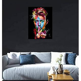 Surfilter David Bowie Poster sur toile et décoration murale sans cadre 20 x 30 cm - Les Beatles, Paul McCartney, John Lennon, RIngo Starr, George Harrison Surfilter David Bowie Poster sur toile et décoration murale sans cadre 20 x 30 cm – Image 2