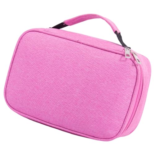 Zippered Pen Storage Makeup Bag for Professionals Desktop Pencil Pouches Makeup Bag