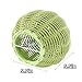 VTurboWay Rattan Bird Nest Chew Resistant Steel Frame Nest Parrot Egg Laying Breeding Nest for Small Bird Lovebird Canary Budgie Finch (Green)