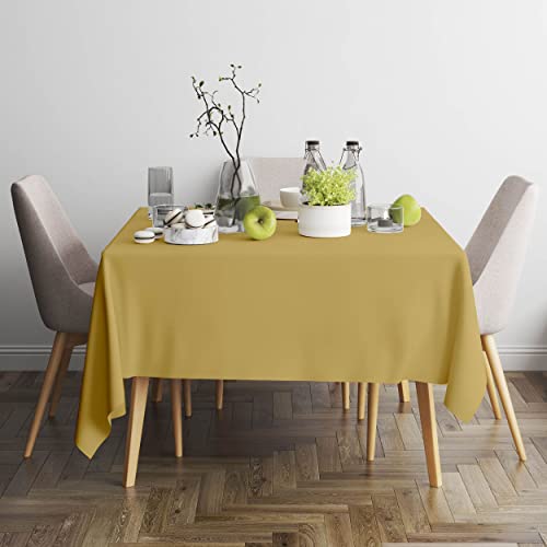 HOMEYA - Mantel de Mesa Antimanchas Redonda Lisa - Mantel Mesa Lavable de Poliéster (Diámetro 180 CM)
