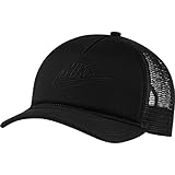 NIKE Unisex U NSW Clc99 Futura Trkr Cap Hat Black/Black/(Black)