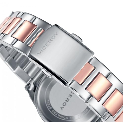 Miniatura 3 de Viceroy 40930-73 - Reloj Cuarzo Para Mujer, Correa De Acero Inoxidable, Color Oro Rosa