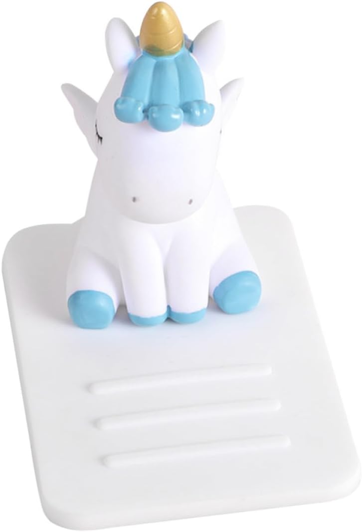 STOBAZA Creative Unicorn Silicone Desktop Phone Stand Holder for Work