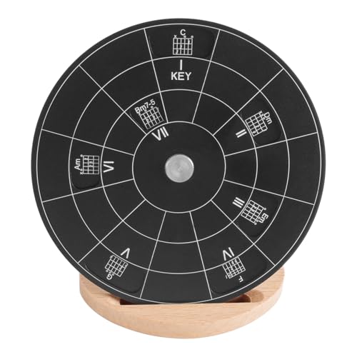 Roue d'accords rotative en métal léger pour maîtriser la théorie musicale
