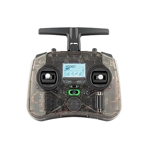 Image of Radiomaster Pocket ELRS Hall Gimbal Transmitter Remote Control Portable Lightweight Built in LED Light Foldable Antenna（Black Mode 2）