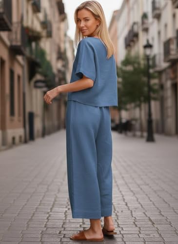 Image of Co ord Set for Women Stylish | Dress for Woman | Summer Cord Set for Women | Pajama Set | Pyjama Set for Beach & Resort Outfits Full Sleeve (29 C-1-3)