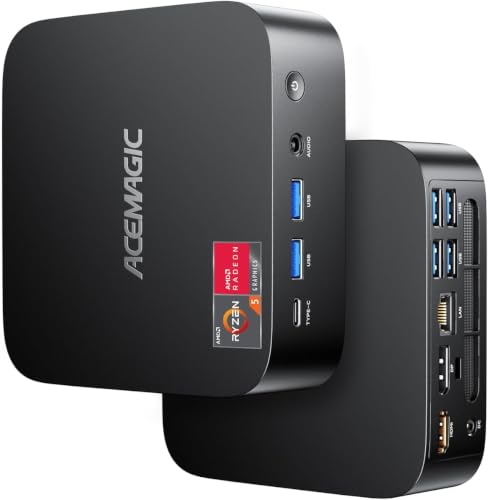 ACEMAGIC K1 �~�jPC ryzen 5 7430U 32GB DDR4 512GB SSD �ő�64GB/4TB�g���\ mini pc 6C/12T Windows11 Pro 4K 3��ʏo�� �����M�� WiFi6 BT5.2 VESA ���^