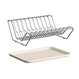 Lunga durata: realizzato in acciaio inossidabile resistente alla ruggine, questo rack è costruito per resistere all'uso quotidiano mantenendo la sua finitura elegante nel tempo.
