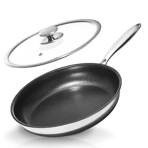 KOKHUB Titan-Keramik Bratpfanne 30cm mit Deckel