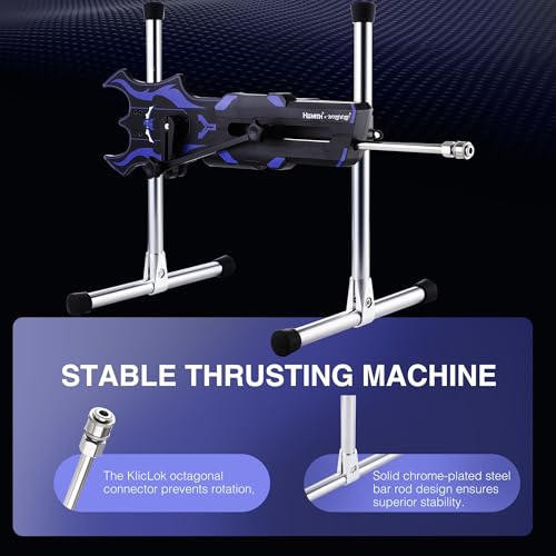 Image of Hismith Aero-Rocker Pro, Premium Sex Machine, 100W App Controlled Remote Thrusting Dildo Love Machine with KlicLok System