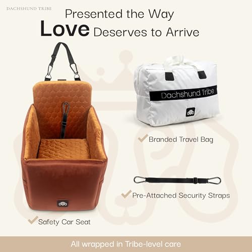 Dachshund Car Seat Booster Bed