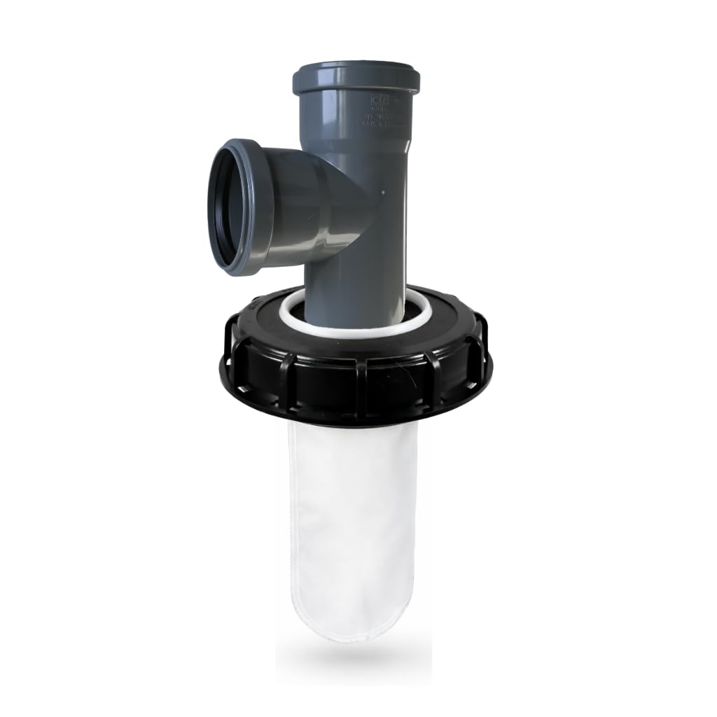 IBC Deckelfilter Regenwasserfilter Wasserfilter DN 150 HT Abzweig DN 75