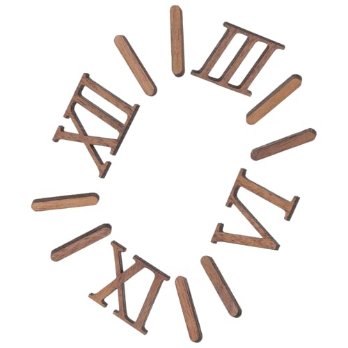 VILLCASE Set di Numeri Orologio Digitale in Legno da 9