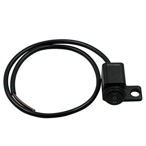 Rayana 12V Motorcycle 10Mm Mirror Mount Switch Motorbike Headlight Hazard Brake Fog Lights On-Off-On Waterproof Switch Toggle Switch (Color : Left) #TOP4