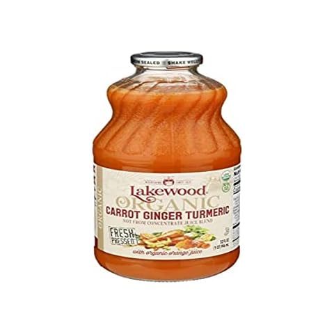 Lakewood Organic Carrot Ginger Turmeric Juice, 32 FZ Cover
