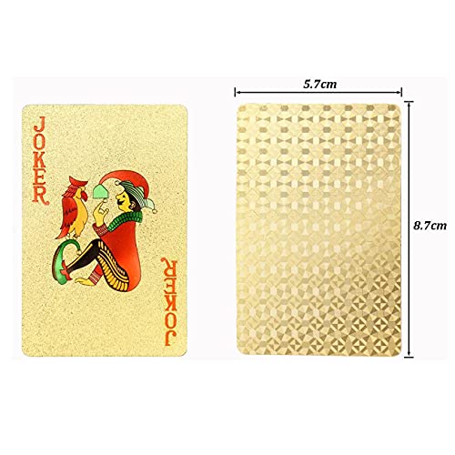 Premium Spielkarten, Pokerkarten, Schwarze Deluxe Spielkarten, wasserdichte Pokerkarten, waschbar und flexibel, hochwertiger Kunststoff (Silber) – Bild 3