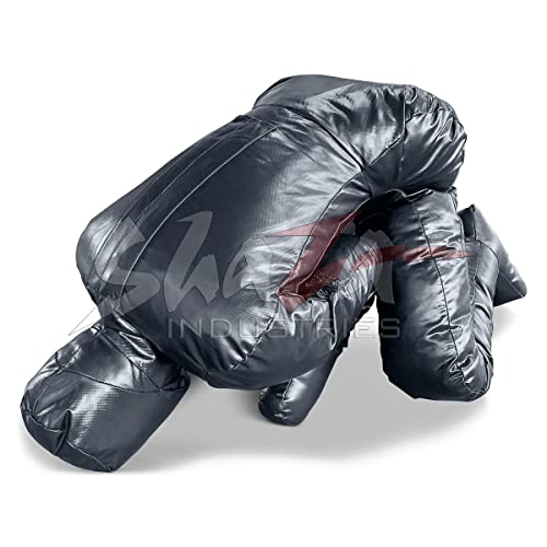 Shaza MMA BJJ Wrestling Grappling Self Defense Training Vinyl Dummy UNFILLED (72 Inches| 180 cm| 6 Feet)