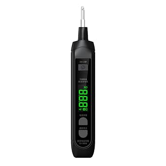 Portable Voltages Measurement Tool with Digital Screen Rechargeable Battery for Projects Maintenance Voltages Measurement Tool