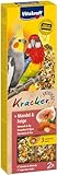 sittiche in köln Ohne Zuckerzusatz Vitakraft Kräcker, Knabberstangen für Großsittiche, mit Mandel und Feige, zur Schnabelpflege, ohne Zuckerzusatz, Vogelsnack (1x 2 Stück)
