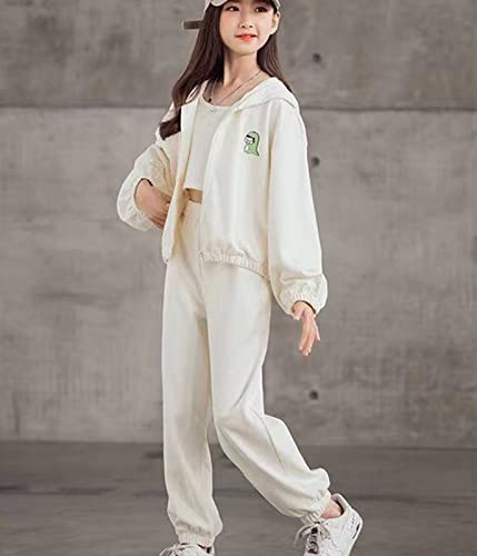 EnJoCho Boys Knitted Pullovers for Kids Children Kid Toddler Girls Sleeveless Sweater Cute Cartoon Sweatshirt (Beige, 3-4 Years)2