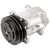 AC Compressor & 2 Groove A/C Clutch For VW Vanagon 1986 1987 1988 1989 1990 1991 1992 Replaces Sanden SD709 7411 - BuyAutoParts 60-01228NA NEW