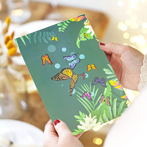 3D Butterfly Pop Up Card, Greeting Card For All Occasions, Poplovecard Handmade Happy Birthday Gift Card, Nature Butterflies Card For Mom Wife Friends, Thinking Of You Card - Includes Envelope #TOP4