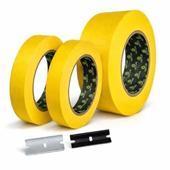 LiME LiNE Masking Tape, Automotive Grade 1.5" and 3/4"(Combo Pack)